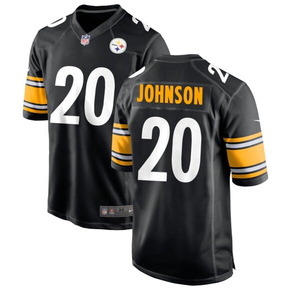 Mens Youths Kids Womens Kaleb Johnson Black Stitched Jersey